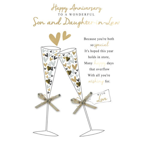 Picture of HAPPY ANNIVERSARY TO A WONDERFUL SON & DAUGHTER-IN-LAW